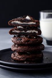Black And White Vanilla Sandwich Cookies Cream Stuffed Chocolate Cookies N Cream Cookies Recipe Chocolate Cookies Chocolate Chewy Chocolate Cookies