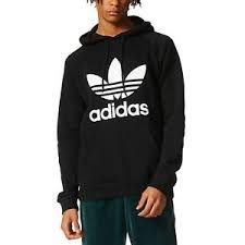 Adidas Mens Originals Trefoil Black Hoodie Xl Ebay
