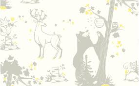 Maybe you would like to learn more about one of these? Forest Animals Wallpaper Kids Room Wall Decor