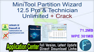Minitools software limited developed minitool partition wizard as a manager for disks and partitions on your windows computer. Minitool Partition Wizard 12 5 Pro Technician Unlimited Crack Zcteam Id Free Download