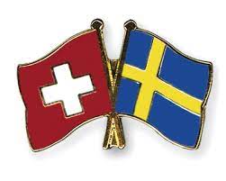 Schweiz und schweden im ausland. Flaggen Und Fahnen Pins Schweiz Schweden