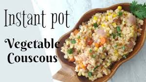 With a touch of spices and golden raisins, it goes with roasted vegetables, chicken, lamb and more! Instant Pot Couscous Israeli Couscous Vegetable Pearl Couscous Subbu Cooks
