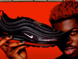 The satan shoes are sold for $1,018, a reference to luke 10:18, which is written on the side, referencing a bible verse concerning satan's fall from heaven. Hcvgs3ibtd4pmm
