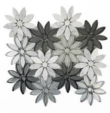 They can instantly brighten a traditional bay area kitchen or add a pop of color to a contemporary black, white and stainless steel decor. Gbm Flower Illusion 12 X 12 Glass And Stone Mosaic Tile At Menards