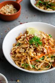 Pad Thai Thai Stir Fried Rice Noodle Dish Rice Noodles Stir Fry Pad Thai Rice Noodles