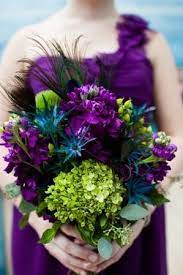 Purple and lime green wedding bouquets. 81 Purple And Lime Green Weddings Ideas Lime Green Weddings Purple And Green Wedding Purple Wedding