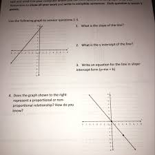 Write each of the following as an equation in two variables (in standard form): The Slope Intercept Form Of A Linear Equation Is Y Mx B Brainly Tessshebaylo