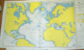 4004 A Planning Chart For The North Atlantic Ocean And