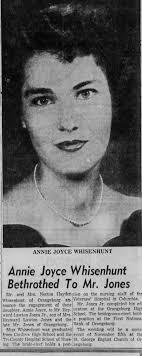 Annie Joyce Whisenhunt Jones (1930-2020)