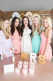 Elegant and modern bridal shower details. Gorgeous Gold And Blush Pink Bridal Shower Blush Bridal Showers Bridal Shower Photography Pink Bridal Shower
