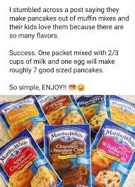 Pancake Breakfast Muffin Mix Pancake Mix Muffins Flavored Pancakes