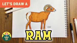 How To Draw A Ram! - [Episode 83] - Youtube