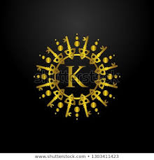 Luxury Key Chain With Letter K Logo K Logos Letter K Luxury Logo