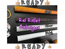 75.000 dengan lebar 280 cm. Jual Rel Gorden Rollet Batangan Rell Garis Gordyn Tiang Hordeng Korden Terbaru Juli 2021 Blibli