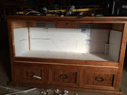 As many of you know, i recently had these awesome cages built for my blue tongue skink and bearded dragon! Custom Enclosure From A Dresser Bearded Dragon Org