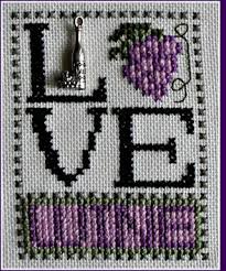 Travel to holland as you stitch from our windmill counted cross stitch patterns category. Hinzeit Love Wine W Charm Cross Stitch Pattern 123stitch