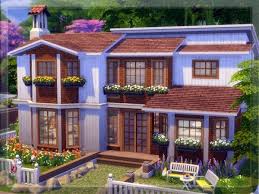 The Sims Resource V 08 Fully Furnished House By Vidia Sims 4 Downloads Sims 4 Houses Sims House Design Sims House