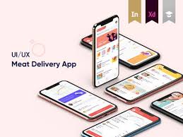 Meat Delivery Mobile App Featured On Behance Mobile App App Driver App