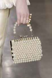 Georges Hobeika At Couture Spring 2017 Pearl And Lace Fashion Bags Purses And Handbags