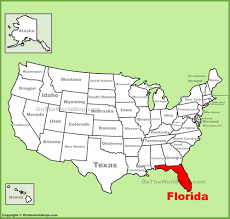 Florida time zones and time zone map with current time in the largest cities. Florida Location On The U S Map