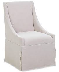 Grey ikea skirted chairs with nailhead trim. Owen Wingback Gold Dining Chair