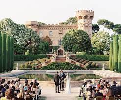 Elegant Barcelona Destination Castle Wedding Once Wed Castle Wedding Destination Castle Wedding Destination Wedding Photos