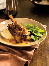 Jarrets D Agneau Braises A La Moutarde Recette Jarret D Agneau Recette D Agneau