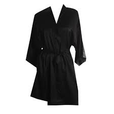 Robe De Chambre Victoria S Secret 36 S T1 Noir 1262118
