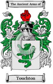 Touchton Name Meaning, Family History, Family Crest & Coats of Arms