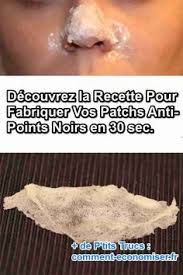 Fabriquez Vos Patchs Anti Points Noirs En 30 Secondes Anti Points Noirs Point Noir Astuces Beaute