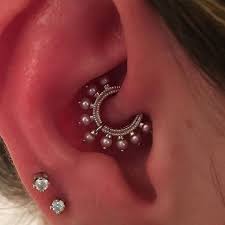 Sarvas On Instagram When In London You Get Fancy Libertyxmariatash 18g White Gold Ful Natural Crystals Jewelry Maria Tash Jewelry Morganite Earrings Studs