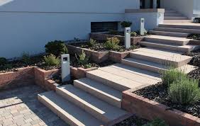 Blockstufen Kos Datei Gr Uhl 707 Jpg Id 707 Hauseingang Treppen Vorgarten Garten Aussentreppe