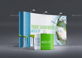 Trade Show Booth Mock Up Tradeshow Booth Show Booth Environmental Graphic Design