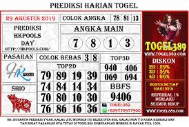 Prediksi Hk Siang 29 Agustus 2019 Dewi Bulan September Hobi