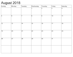 August Calendar 2018 Weekend Templates August Calendar 2018 Calendar Template Monthly Template