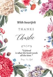 We believe in the power of a human touch, so you can choose a favorite template, upload photos and logos, and create a thank you card to express your personality or brand. Thank You Card Templates Free Greetings Island