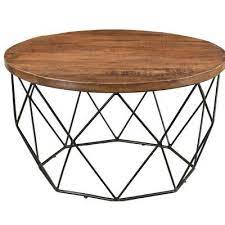 Union Rustic Fatima Round Cocktail Table With Tray Top In 2021 Round Wooden Coffee Table Coffee Table Round Coffee Table