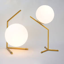 The miady led desk lamp has round and modern design, that create this lamp is awesome when you study for a long time. Modern Table Lamps Led Glass Globe Desk Lamps Ball Bedside Lamp Light For Bedroom Living Room Luminiares Fixtures Nordic Lamp Buy At The Price Of 43 65 In Aliexpress Com Imall Com