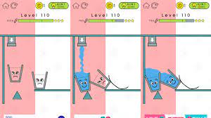 The game that's challenging you to fill a glass by solving and drawing the catchy puzzles becomes increasingly difficult as you pass into further stages. Happy Glass Level 110 So You Master The Challenge