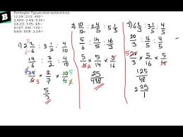 Mengubah pecahan campuran menjadi pecahan biasa. Soal Matematika Kelas 5 Pembagian Pecahan Desimal
