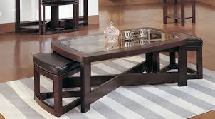 Beautiful Design Of Coffee Table With Stools Set Coffee Table Coffee Table Inspiration Oak Coffee Table