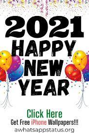 35 Happy New Year 2021 Wallpapers Iphone White Background Colorful Balloons With Party Decoration In 2020 Happy New Year Wallpaper Happy New Year Wallpaper