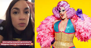 Alexandria Ocasio-Cortez sent a fan message to Drag Race star Nina West
