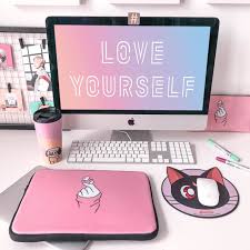 This is the easiest way to decorate your desktop. 30 Desk Decor Ideas To Make Your Workspace Unique Redbubble Life