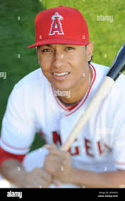 Los Angeles Angels Efren Navarro (68) during media photo day