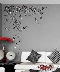 Black And White Wall Art Butterfly Wall Painting Take A Look At This Swarovski Crystal Butterfly Vine Wall Decal Set Today Vine Decal Wall Paint Designs Wall Decor Stickers