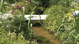 Stream Natural Water Recreated In The Garden Water Features In The Garden Water Garden Water Features