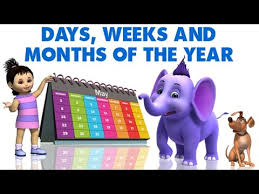 Download printable days of the week chart for kids. Days Weeks And Months Of The Year 4k Youtube
