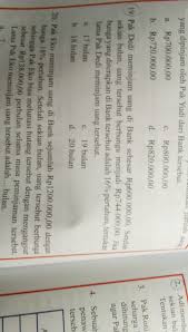 Check spelling or type a new query. 45 Pak Eko Meminjam Uang Di Bank Sejumlah Image Revisi