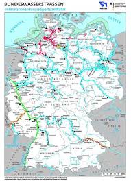 Hauptstrecken der bundeswasserstraßen in deutschland. Gdws Bundeswasserstrassenkarten